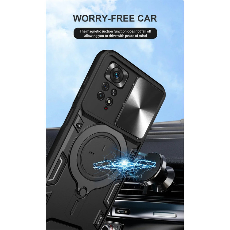 کاور اسپارتان مدل Magnet Ring مناسب برای گوشی موبایل شیائومی Redmi Note 12 Pro 4G