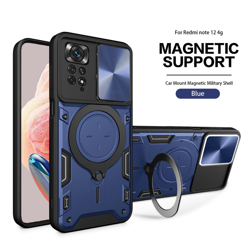 کاور اسپارتان مدل Magnet Ring مناسب برای گوشی موبایل شیائومی Redmi Note 12 Pro 4G