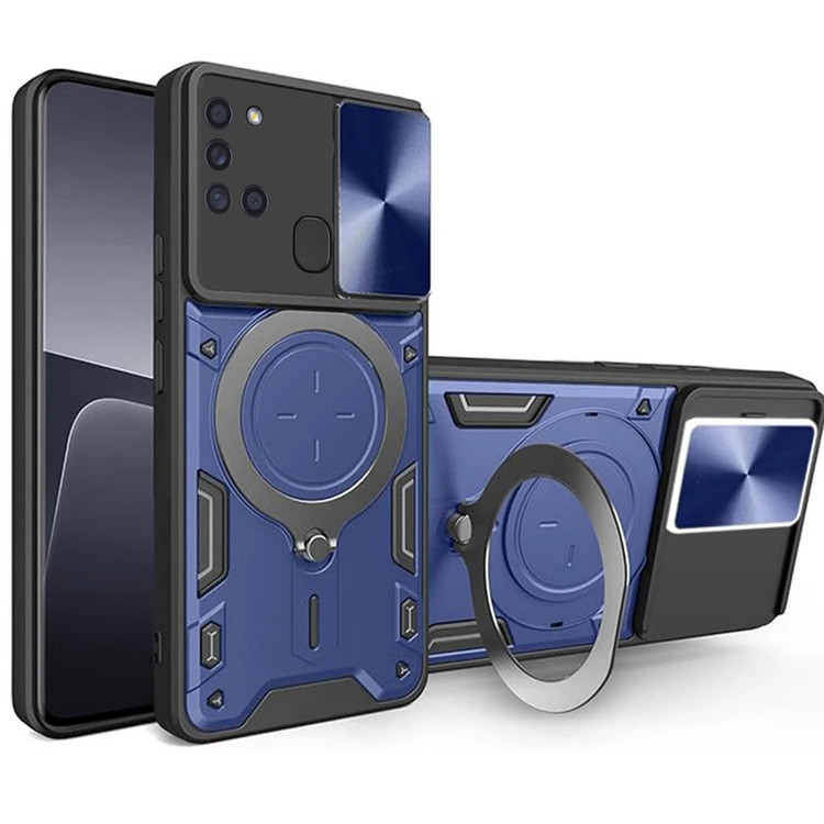 کاور اسپارتان مدل Magnet Ring Strap مناسب برای گوشی موبایل سامسونگ Galaxy A21S به همراه بند آویز