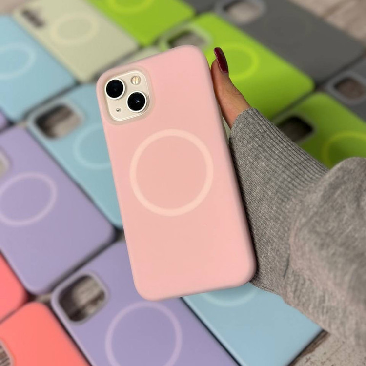 کاور طرح سیلیکون پاک کنی مگ سیف دار مناسب برای گوشی موبایل اپل IPHONE 13 PRO