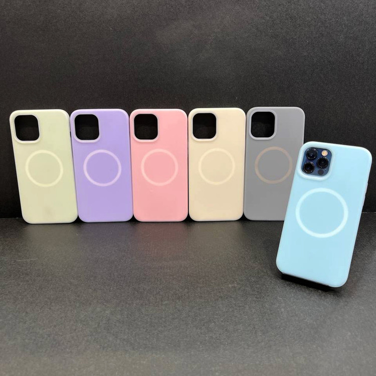کاور طرح سیلیکون پاک کنی مگ سیف دار مناسب برای گوشی موبایل اپل IPHONE 13 PRO