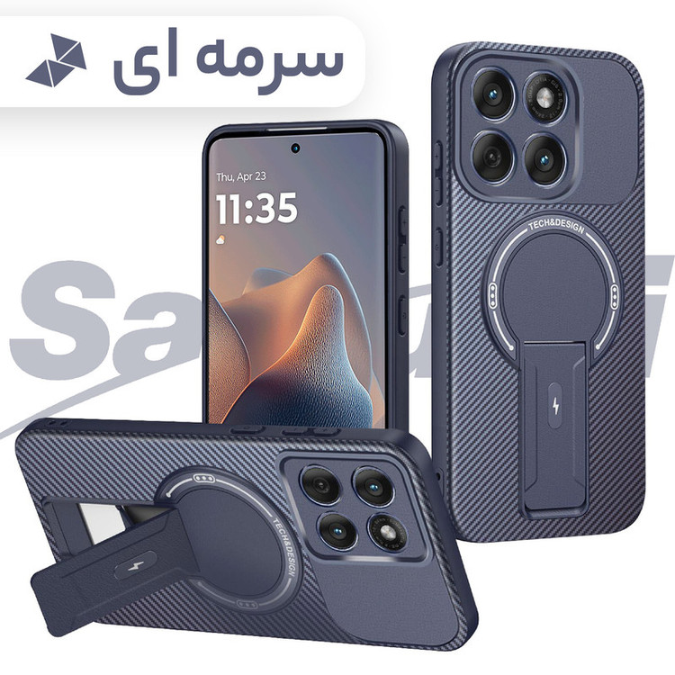 کاور سامورایی مدل Carbon Stand مناسب برای گوشی موبایل موتورولا Edge 60 Fusion
