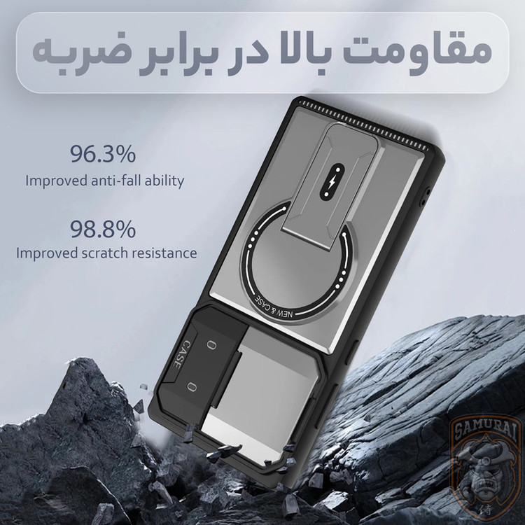 کاور سامورایی مدل Titan مناسب برای گوشی موبایل شیائومی Poco X7 Pro / Redmi Turbo 4