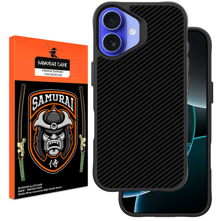 کاور سامورایی مدل Carbon Fiber مناسب برای گوشی موبایل اپل iPhone 16