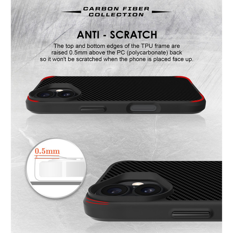 کاور سامورایی مدل Carbon Fiber مناسب برای گوشی موبایل اپل iPhone 16