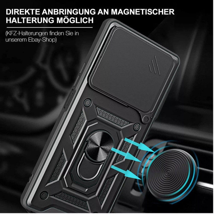 کاور اسپارتان مدل Defender Armor Strap مناسب برای گوشی موبایل شیائومی Redmi 13X/ Redmi 13 5G/ Poco M6 4G به همراه بندآویز