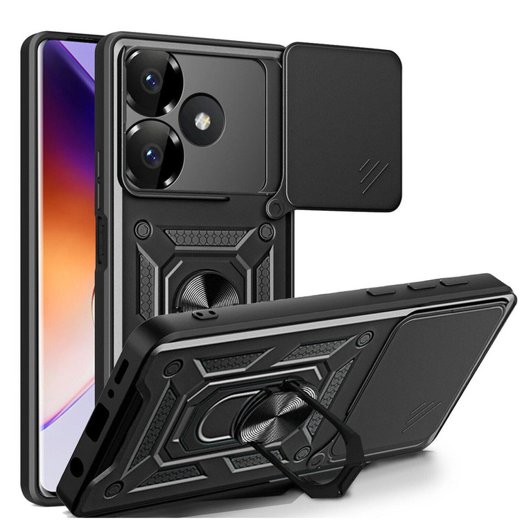 کاور اسپارتان مدل Defender Armor Strap مناسب برای گوشی موبایل شیائومی Redmi 13X/ Redmi 13 5G/ Poco M6 4G به همراه بندآویز