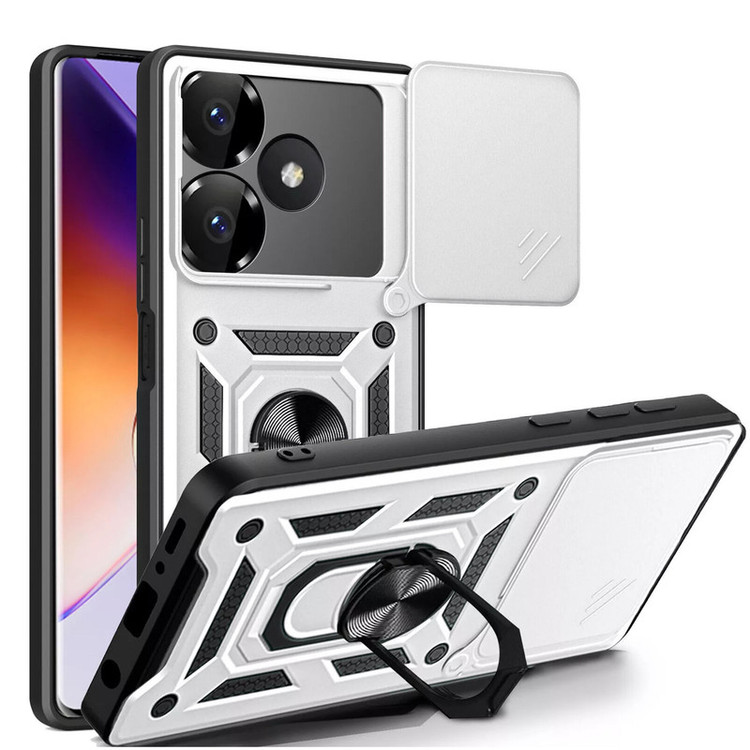 کاور اسپارتان مدل Defender Armor Strap مناسب برای گوشی موبایل شیائومی Redmi 13X/ Redmi 13 5G/ Poco M6 4G به همراه بندآویز