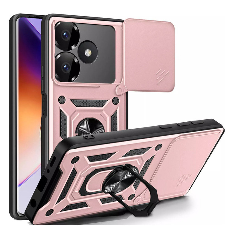کاور اسپارتان مدل Defender Armor Strap مناسب برای گوشی موبایل شیائومی Redmi 13X/ Redmi 13 5G/ Poco M6 4G به همراه بندآویز
