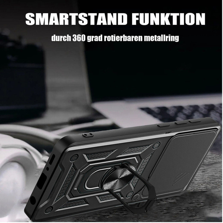کاور اسپارتان مدل Defender Armor Strap مناسب برای گوشی موبایل شیائومی Redmi 13X/ Redmi 13 5G/ Poco M6 4G به همراه بندآویز