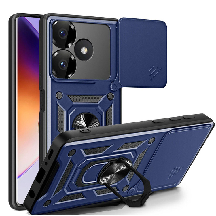 کاور اسپارتان مدل Defender Armor Strap مناسب برای گوشی موبایل شیائومی Redmi 13X/ Redmi 13 5G/ Poco M6 4G به همراه بندآویز