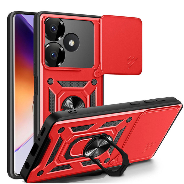 کاور اسپارتان مدل Defender Armor Strap مناسب برای گوشی موبایل شیائومی Redmi 13X/ Redmi 13 5G/ Poco M6 4G به همراه بندآویز