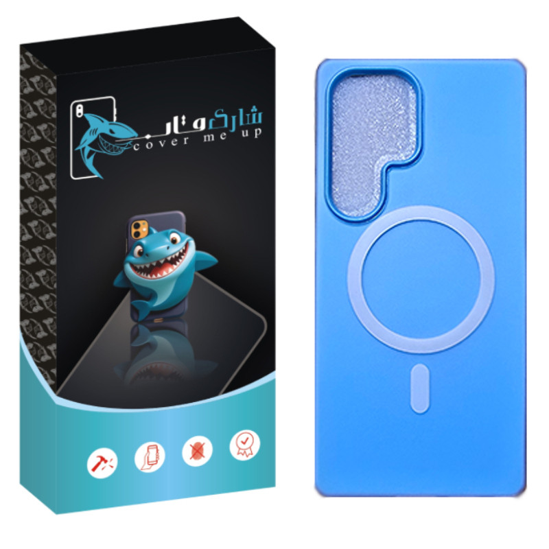 کاور شارک قاب مدل سیلیکونی پاستیلی مناسب برای گوشی موبایل سامسونگ Galaxy S22 ULTRA