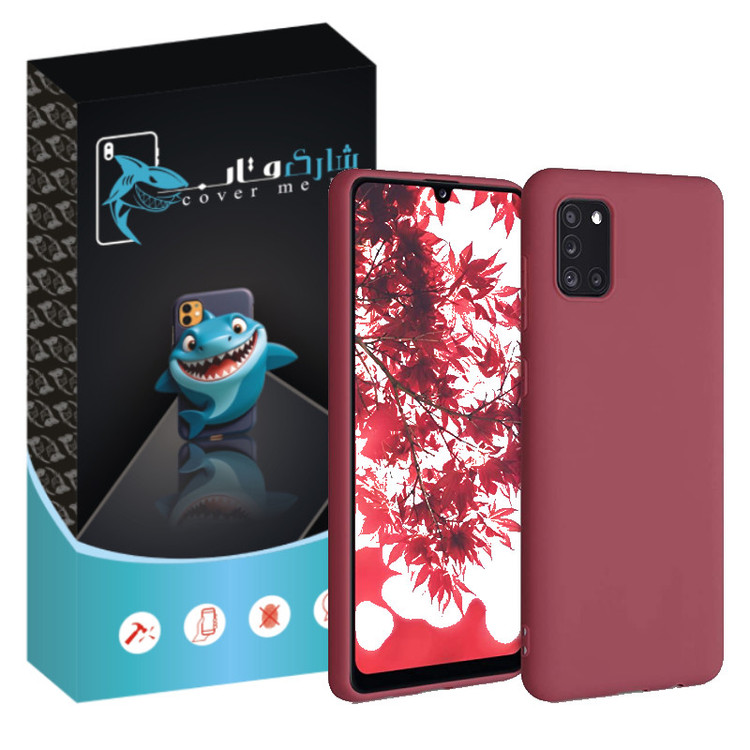 کاور شارک قاب مدل سیلیکونی پاک کنی 2 مناسب برای گوشی موبایل سامسونگ Galaxy A31