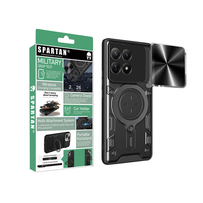 کاور اسپارتان مدل Magnet Ring مناسب برای گوشی موبایل شیائومی Redmi 15T