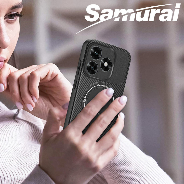 کاور سامورایی مدل Carbon Stand مناسب برای گوشی موبایل آنر X5c / X5c Plus / Play 10A