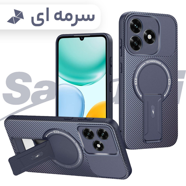 کاور سامورایی مدل Carbon Stand مناسب برای گوشی موبایل آنر X5c / X5c Plus / Play 10A