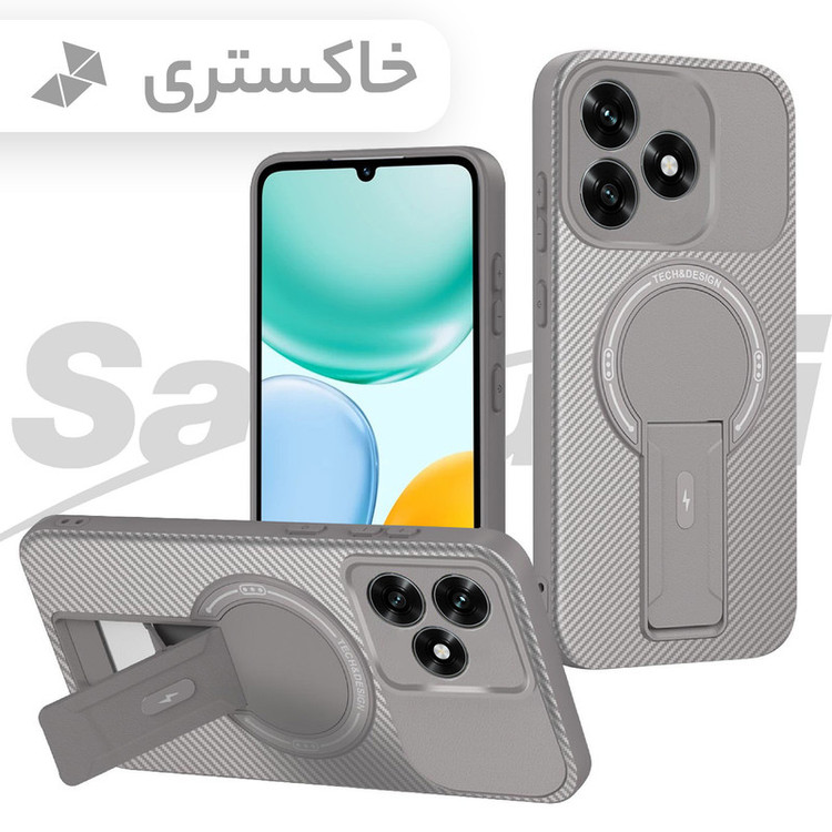 کاور سامورایی مدل Carbon Stand مناسب برای گوشی موبایل آنر X5c / X5c Plus / Play 10A