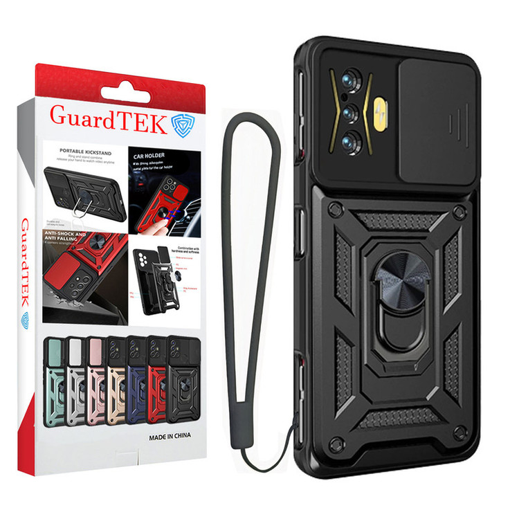 کاور گاردتک اساک مدل Dcamp2 Strap مناسب برای گوشی موبایل شیائومی Poco F4 GT/ K50 Gaming به همراه بند
