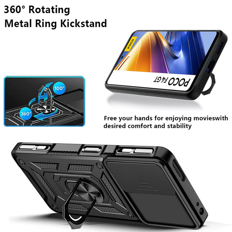 کاور گاردتک اساک مدل Dcamp2 Strap مناسب برای گوشی موبایل شیائومی Poco F4 GT/ K50 Gaming به همراه بند
