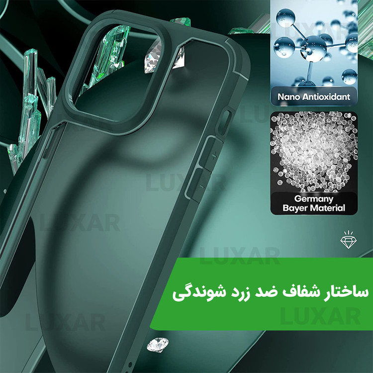 کاور لوکسار مدل a 21s -Salt مناسب برای گوشی موبایل سامسونگ Galaxy A21S