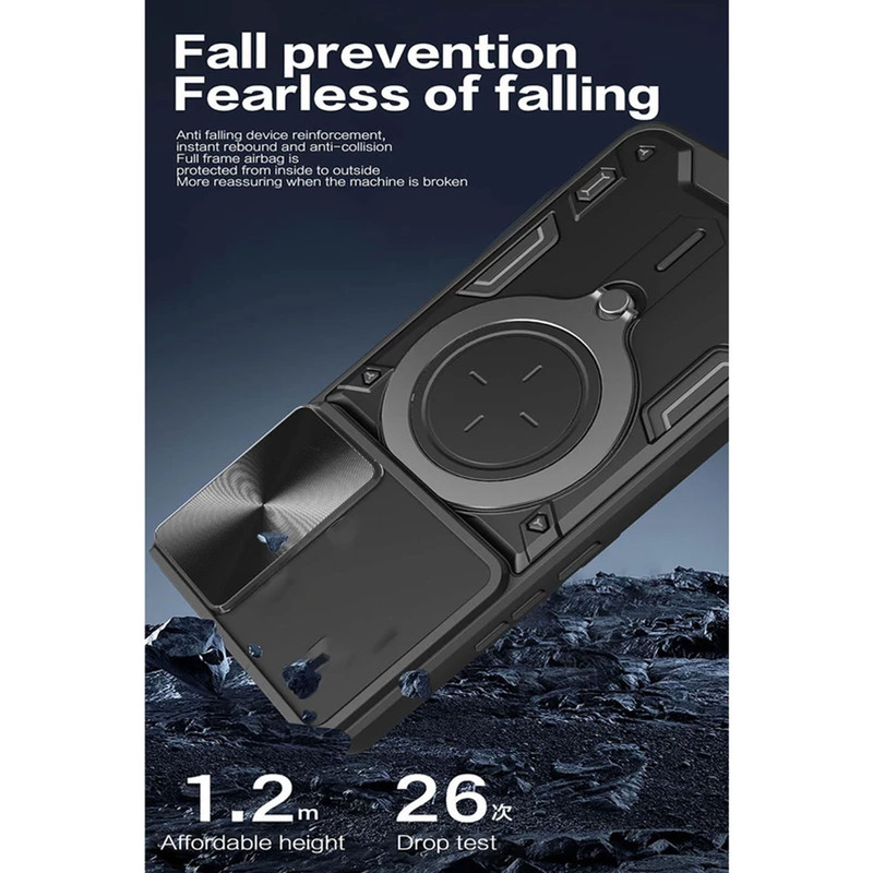 کاور اسپارتان مدل Magnet Ring مناسب برای گوشی موبایل شیائومی POCO M5S / Redmi NOTE 10 4G