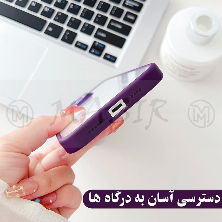 کاور مسیر مدل Bracket Stand مناسب برای گوشی موبایل اپل Iphone 13 Pro Max به همراه محافظ لنز