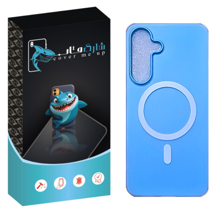 کاور شارک قاب مدل سیلیکونی پاستیلی مناسب برای گوشی موبایل سامسونگ Galaxy A15