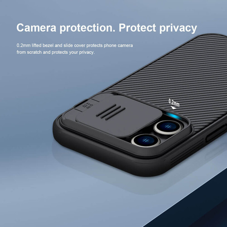 کاور نیلکین مدل Camshield Pro مناسب برای گوشی موبایل اپل iPhone 14 pro