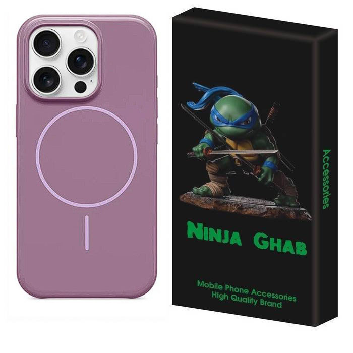 کاور نینجا قاب مدل سیلیکونی پاک کنی مگ سیف دار مناسب برای گوشی موبایل اپل iPhone 13 Pro
