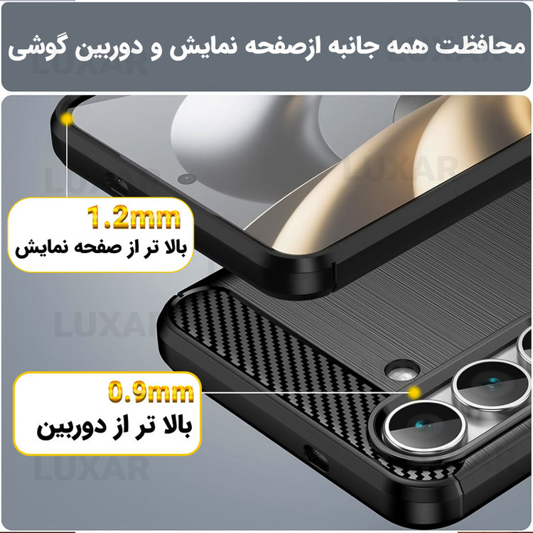 کاور لوکسار مدل s25Fe _LS مناسب برای گوشی موبایل سامسونگ Galaxy S25 FE