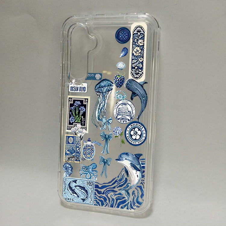 کاور طرح Summer Blue مناسب برای گوشی موبایل سامسونگ Galaxy S26