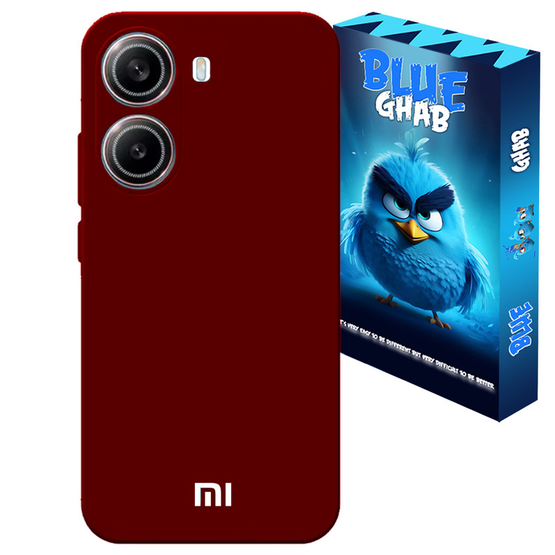 کاور بلو قاب مدل سیلیکونی ORGi کد O42 مناسب برای گوشی موبایل شیائومی Poco X7 Pro