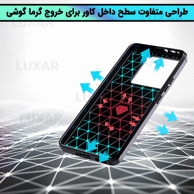 کاور لوکسار مدل mi14t -LS مناسب برای گوشی موبایل شیائومی Mi 14T / Mi 14T Pro