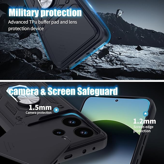 کاور گاردتک اساک مدل Defender Armor مناسب برای گوشی موبایل شیائومی Redmi Note 14 5G
