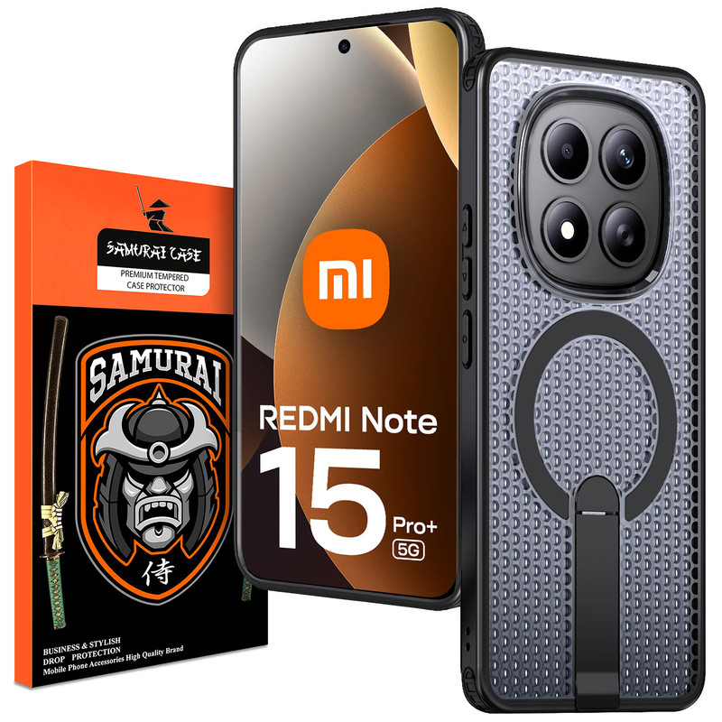کاور سامورایی مدل Cool Stand مناسب برای گوشی موبایل شیائومی Redmi Note 15 Pro Plus / Poco M8 Pro 5G