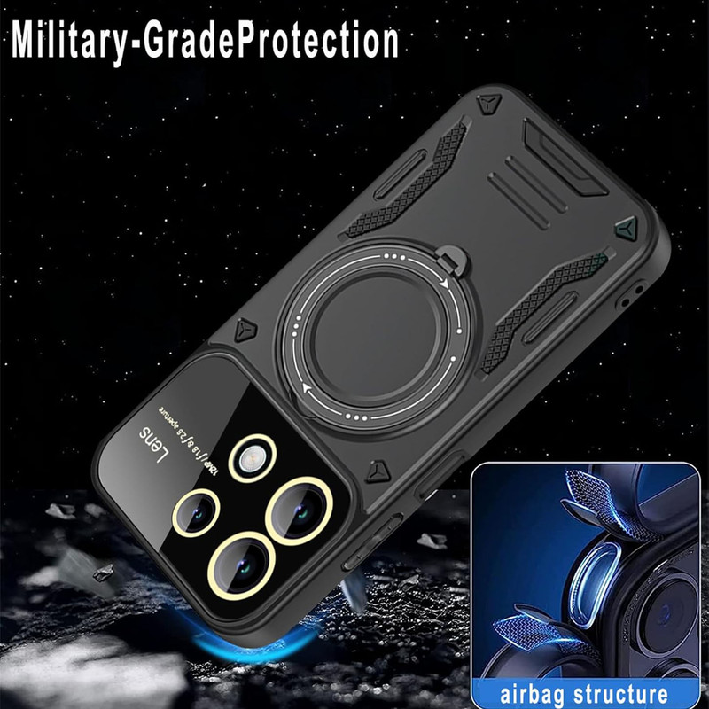 کاور اسپارتان مدل Hybrid Armor Strap مناسب برای گوشی موبایل شیائومی Redmi Note 13 4G به همراه بند