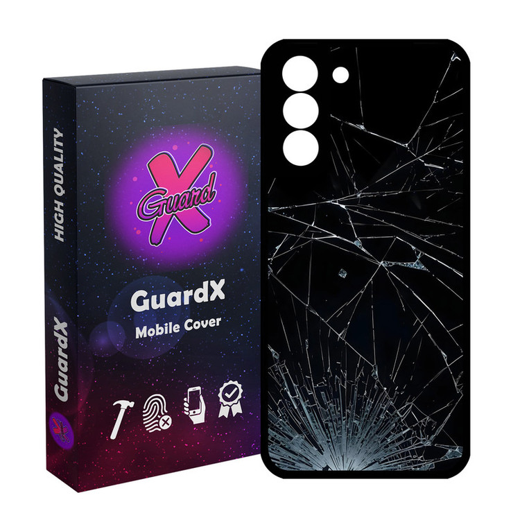 کاور گارد ایکس طرح شیشه شکسته مدل Glass10831 مناسب برای گوشی موبایل سامسونگ Galaxy S21 FE