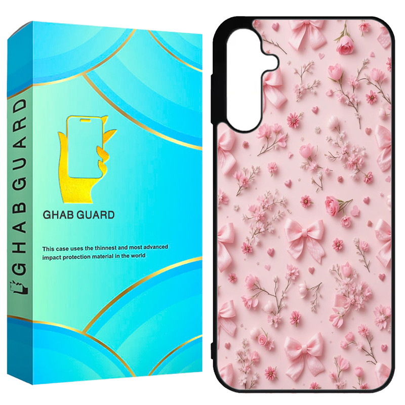 کاور قاب گارد طرح گل و پاپیون مدل GCHPA55 مناسب برای گوشی موبایل سامسونگ Galaxy A55 5G