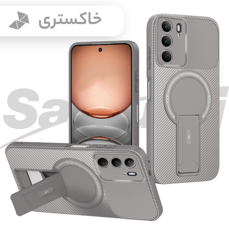 کاور سامورایی مدل Carbon Stand مناسب برای گوشی موبایل ریلمی C75 4G