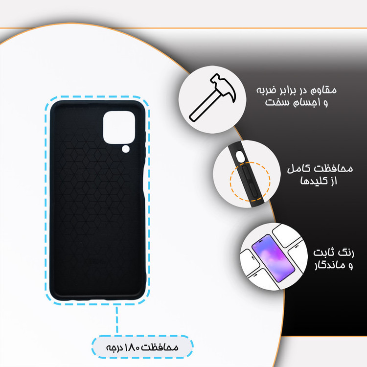 کاور قاب گارد علوی مدل Tpu مناسب برای گوشی موبایل سامسونگ Galaxy F22