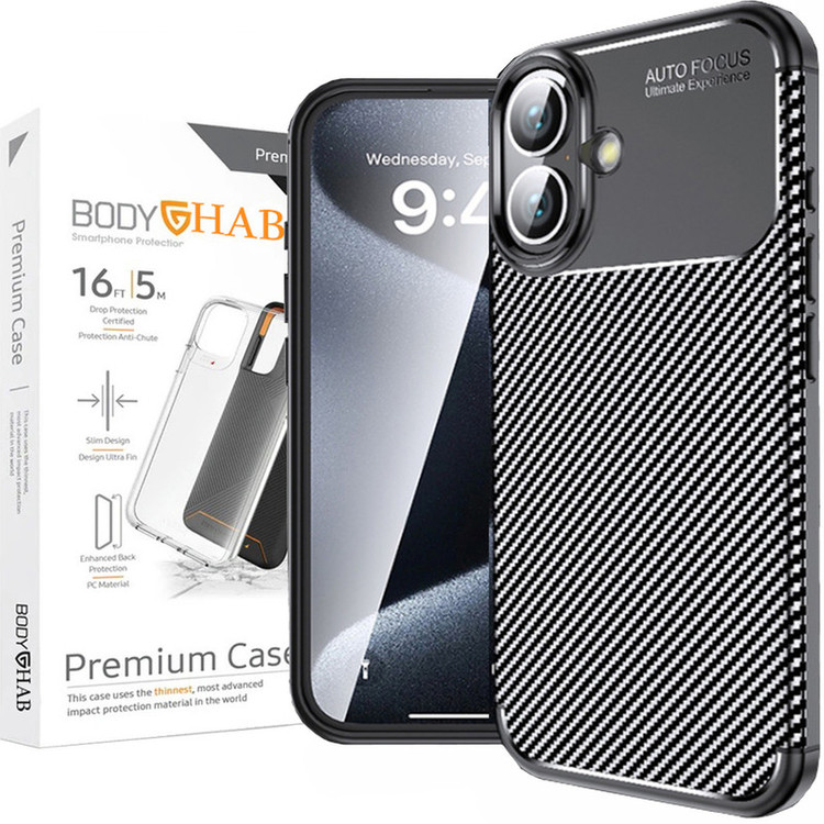 کاور بادی قاب مدل 2 Carbon Fiber مناسب برای گوشی موبایل اپل Iphone 16