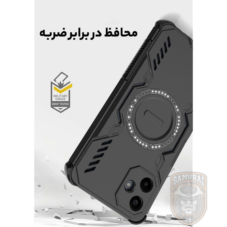 کاور سامورایی مدل Hunter مناسب برای گوشی موبایل سامسونگ Galaxy A07 4G
