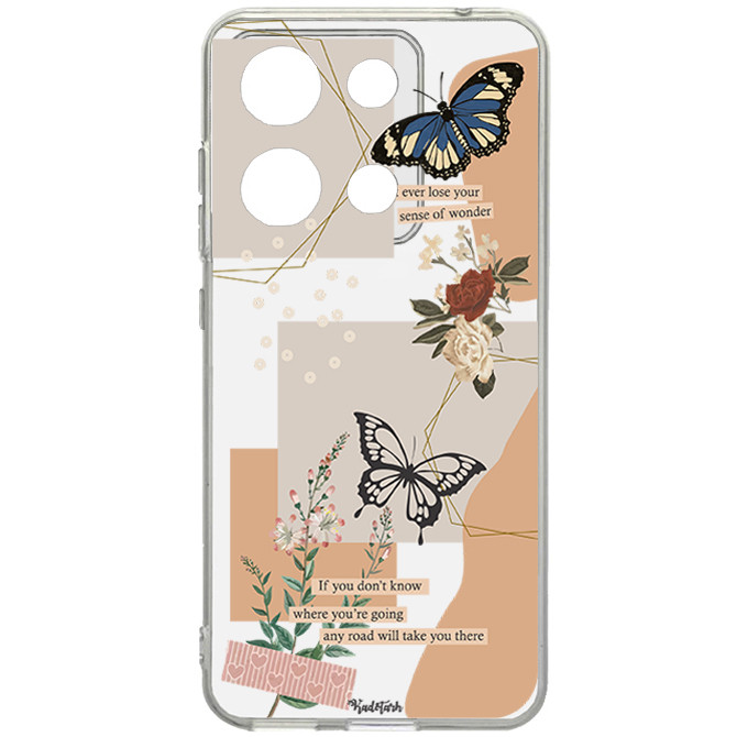 کاور طرح Butterfly مناسب برای گوشی موبایل شیائومی Note 13 4G