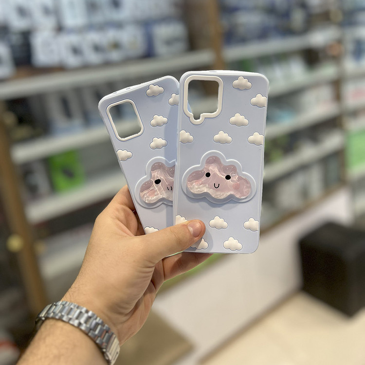 کاور طرح ابر آکواریومی مناسب برای گوشی موبایل سامسونگ Galaxy A21s