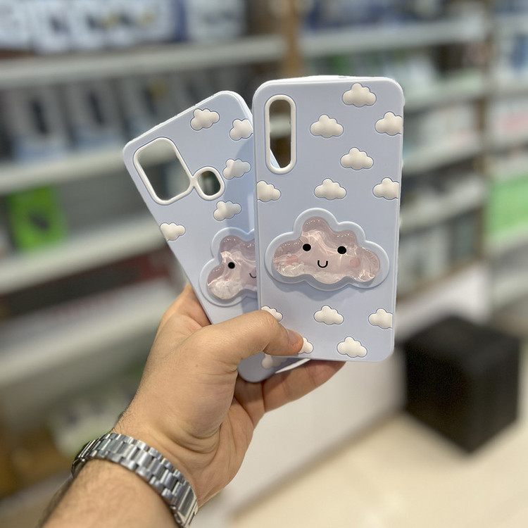 کاور طرح ابر آکواریومی مناسب برای گوشی موبایل سامسونگ Galaxy A21s