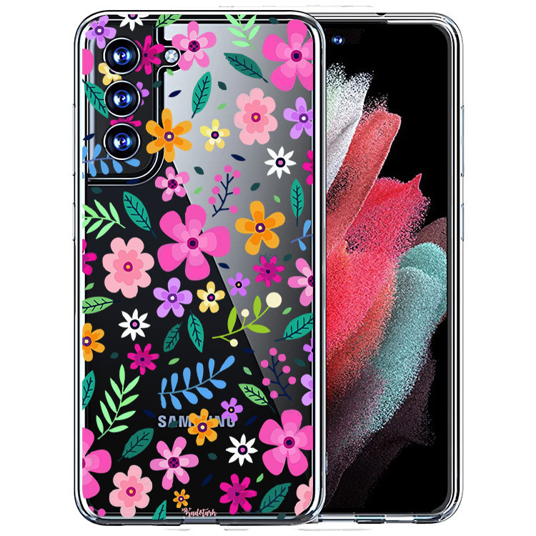 کاور طرح گل مناسب برای گوشی موبایل سامسونگ Galaxy S21 Fe