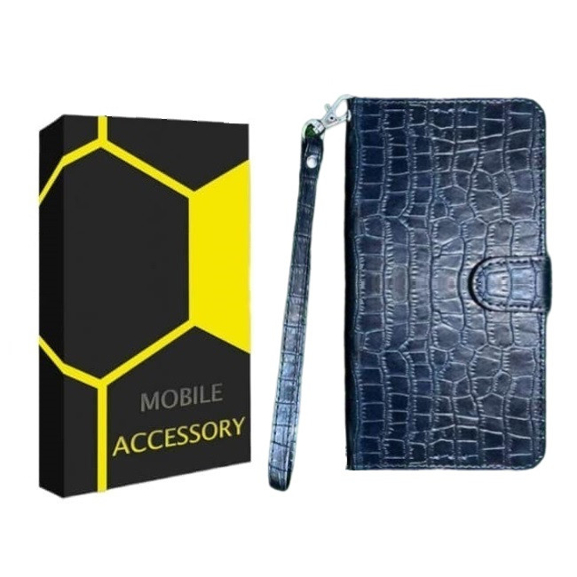 کیف کلاسوری مدل Leather مناسب برای گوشی موبایل سامسونگ Galaxy A13 4G