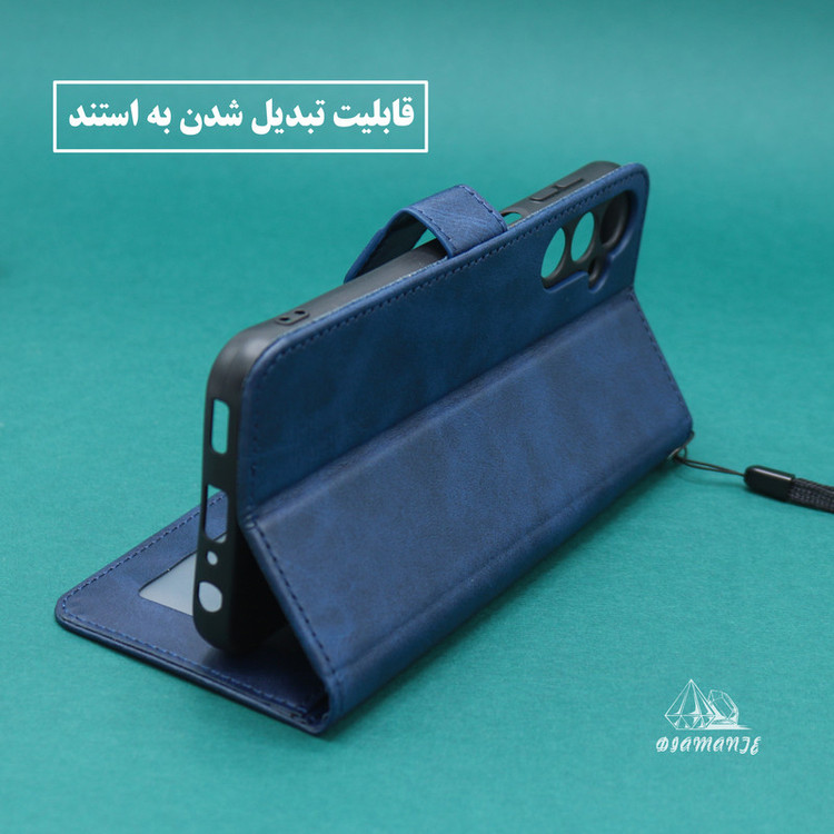 کیف کلاسوری دیامانته مدل Mortand Bk مناسب برای گوشی موبایل سامسونگ Galaxy A07