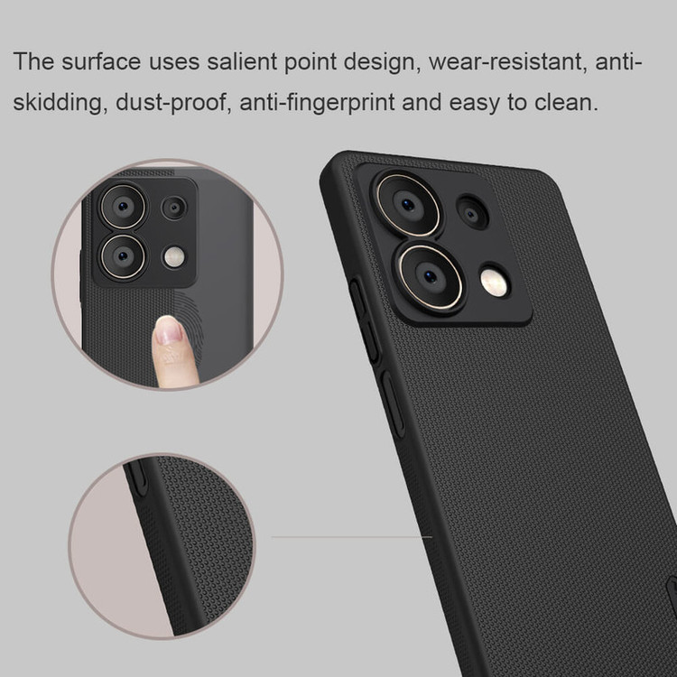 کاور نیلکین مدل Super Frosted Shield مناسب برای گوشی موبایل شیائومی Redmi Note 13 5G